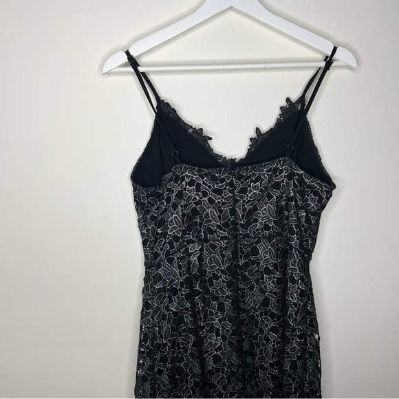 Astr The Label Black Lace Midi Dress Size L - Picture 5 of 8